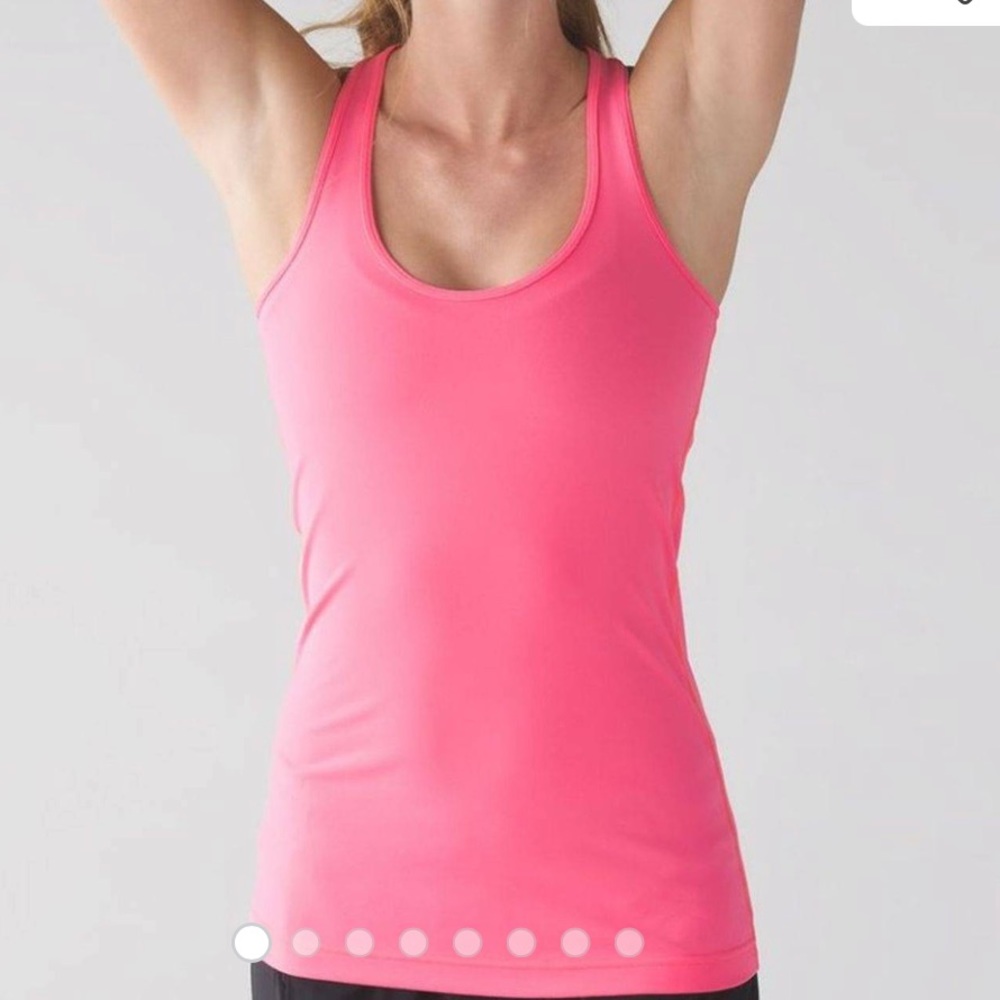 Lululemon Pink Racerback Tank Top